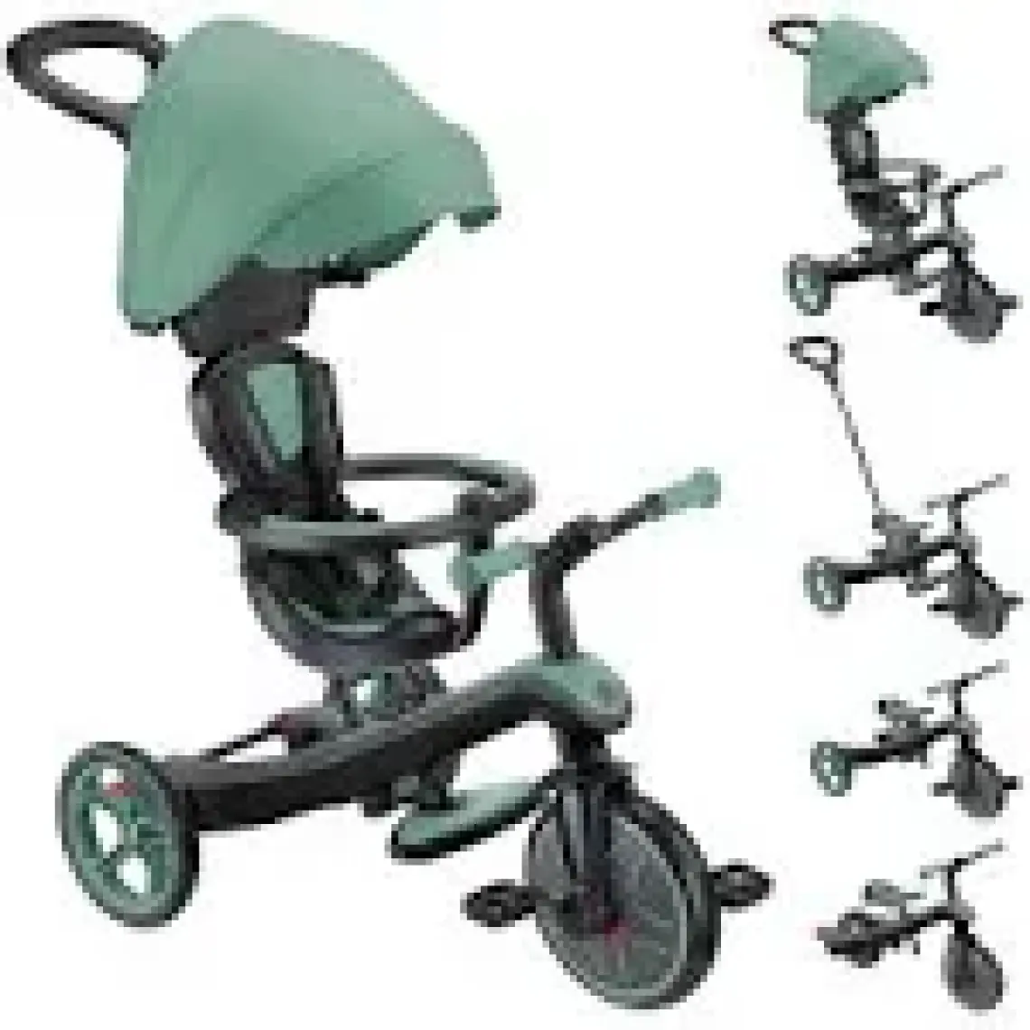 Globber Explorer 4in1 Trike Bisiklet - Zeytin Yeşili