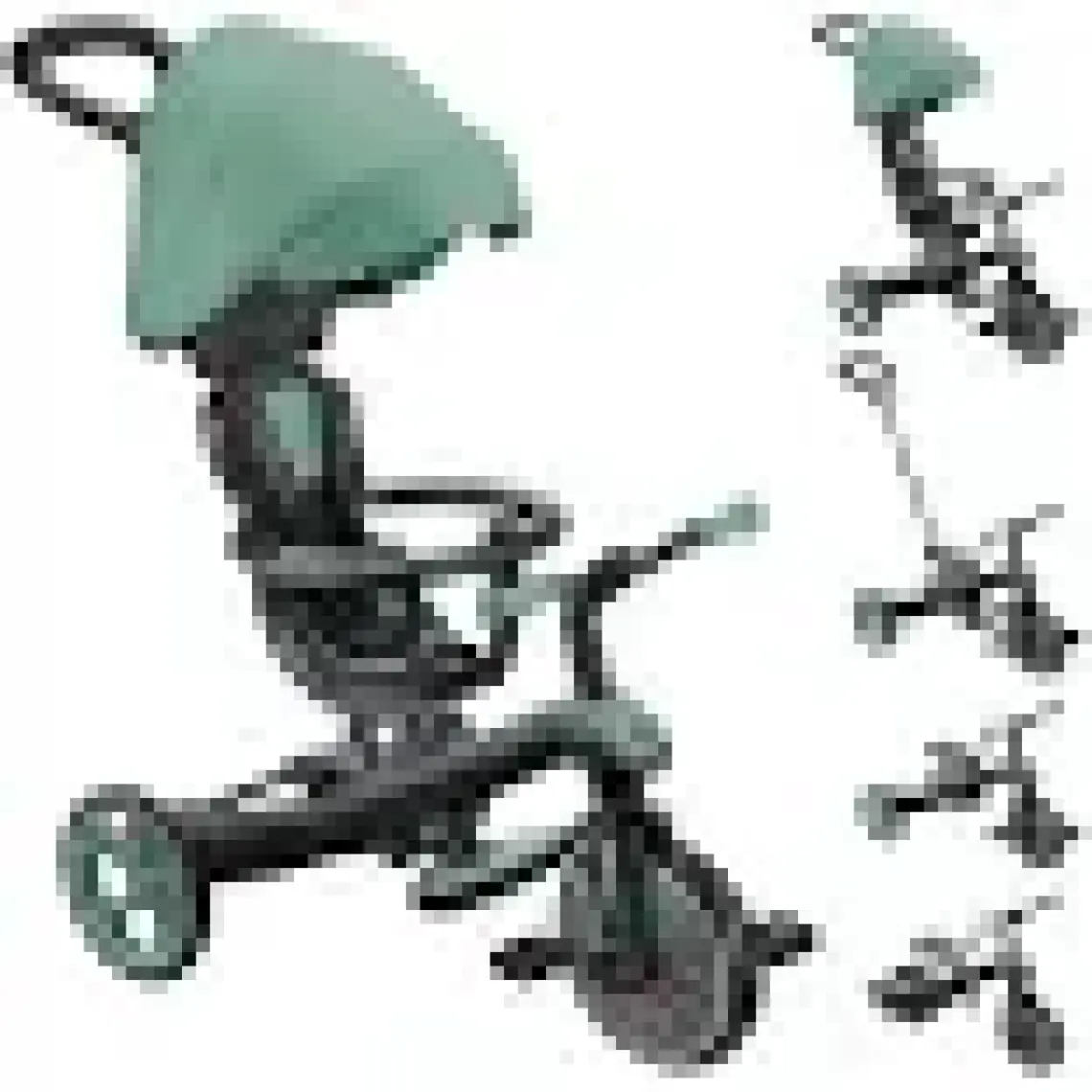 Globber Explorer 4in1 Trike Bisiklet - Zeytin Yeşili