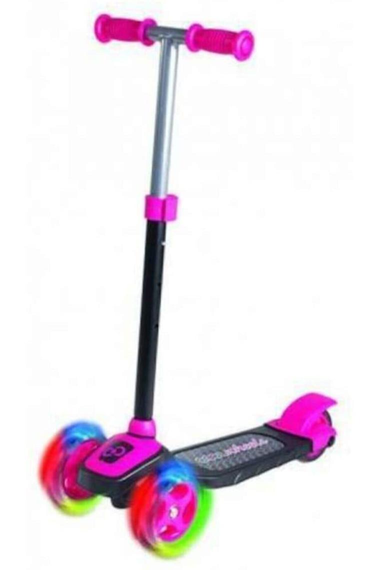 Cool Wheels Star Pembe 3 Tekerlekli Işıklı Çocuk Scooter