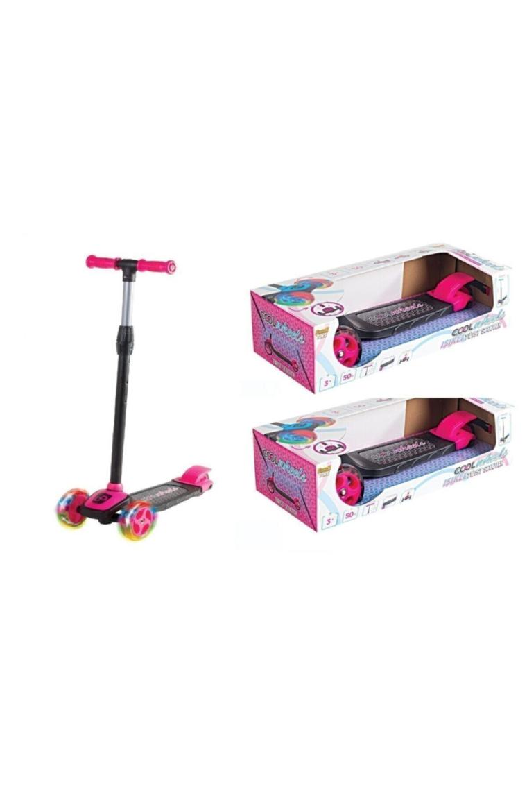 Cool Wheels Star Pembe 3 Tekerlekli Işıklı Çocuk Scooter