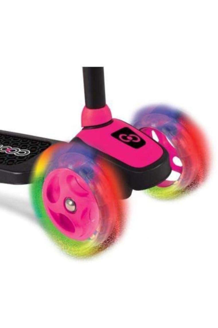 Cool Wheels Star Pembe 3 Tekerlekli Işıklı Çocuk Scooter