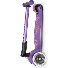Maxi Micro Deluxe Foldable Purple (Led) Çocuk Mor Scooter MCR.MMD100