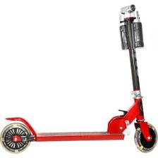 Can Led'li 120 mm Silikon Teker, Boy Ayarlamalı Katlanır Metal Scooter
