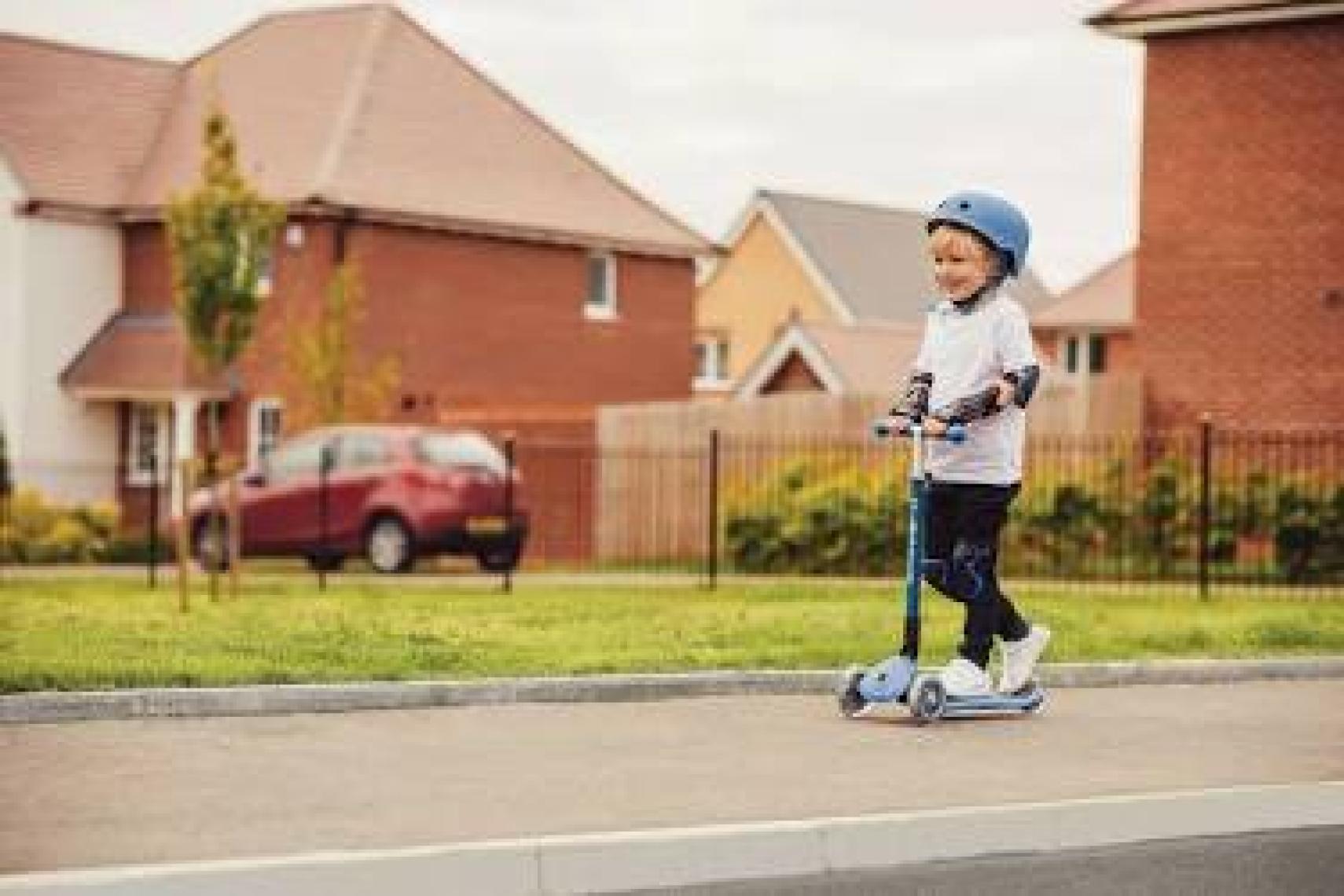 Globber Primo Katlanabilir  - Çocuklar Için 3 Tekerlekli Scooter-Lacivert