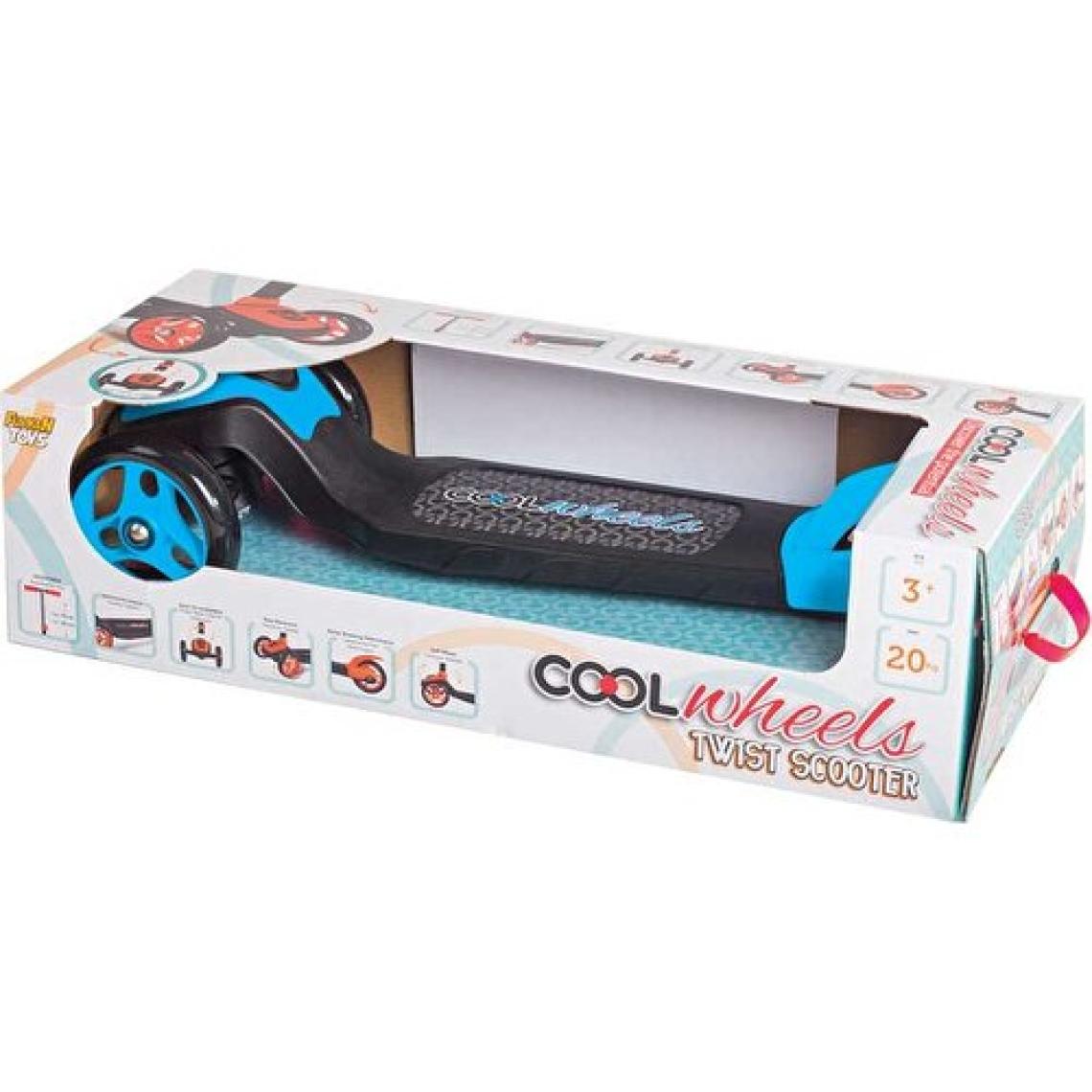 Cool Wheels 3 Teker Frenli Metal Twist Scooter