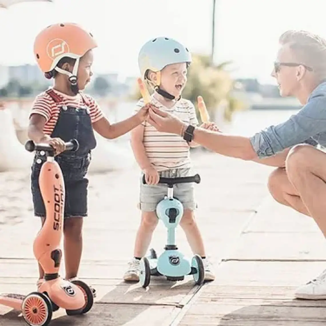 Scoot And Ride Highwaykick 1 Oturaklı Çocuk Scooter Sarı 160629-96354