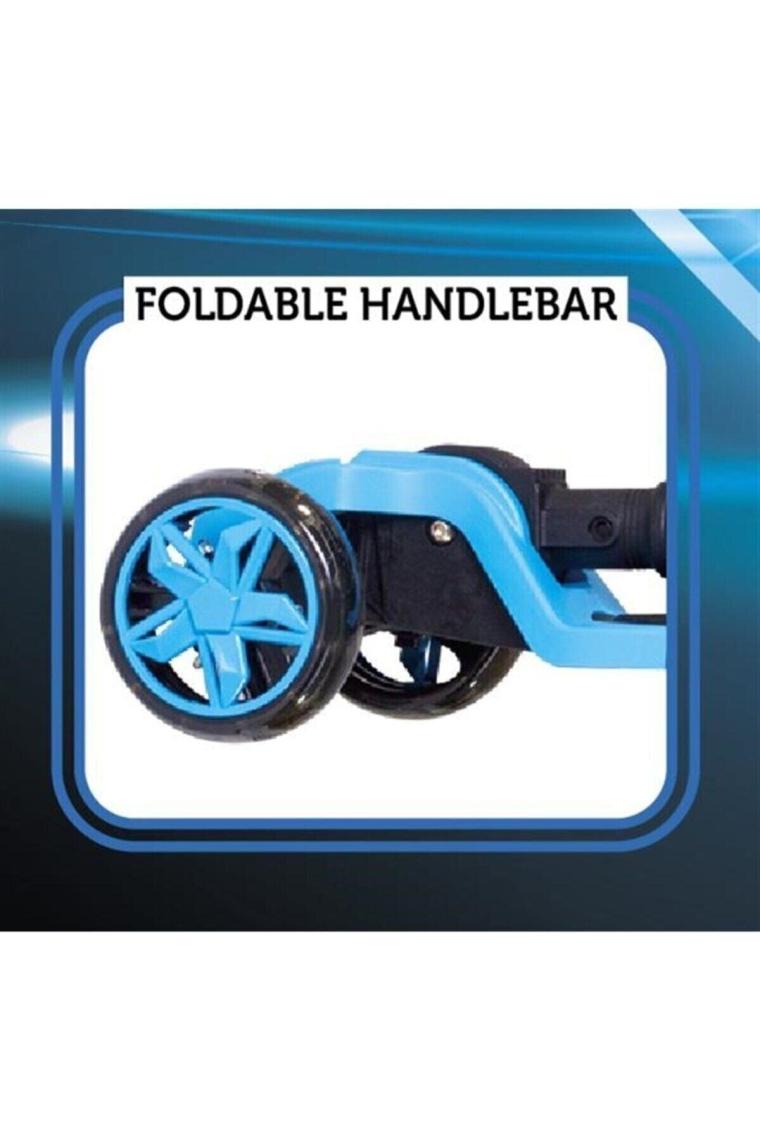 Cool Wheels Tulpar Mavi 3 Tekerlekli Işıklı Çocuk Scooter