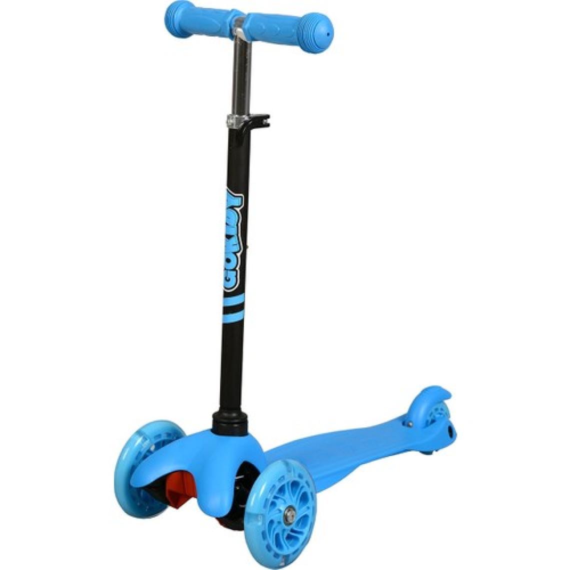 Rookie 3 Tekerlekli LED Işıklı Scooter - Mavi