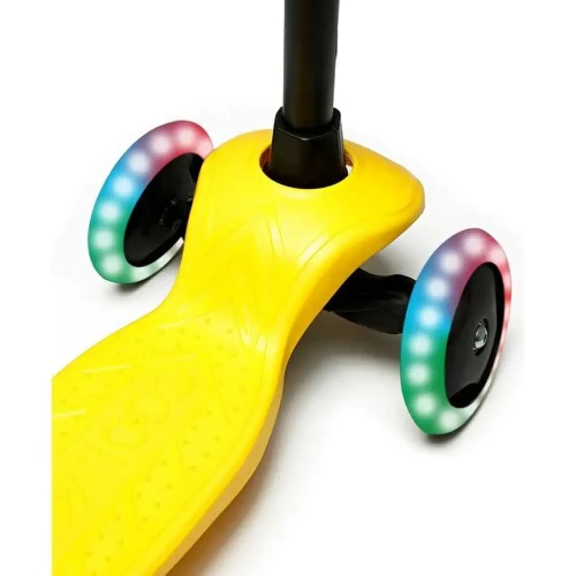 Furkan Toys Dragon Sarı 3 Tekerlekli LED Işıklı Çocuk Scooter