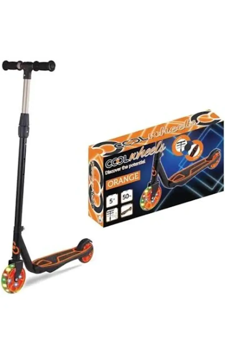 Cool Wheels 5 + Işıklı 2 Tekerlekli Yükseklik Ayarlanabilir Scooter Neon FR58956