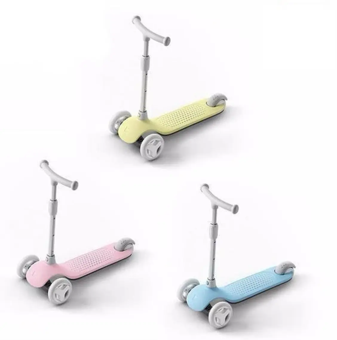 Xiaomi Mitu Işıklı Ayarlanabilir 3 Tekerlekli Scooter Sarı
