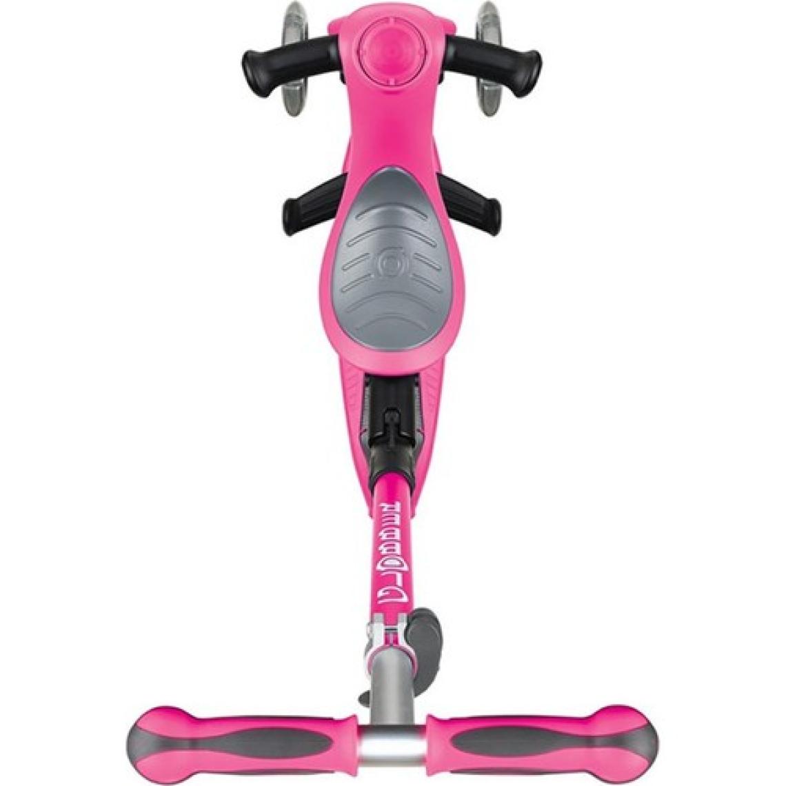 Globber Go Up Deluxe Pembe 3 Tekerlekli Oturaklı Çocuk Scooter