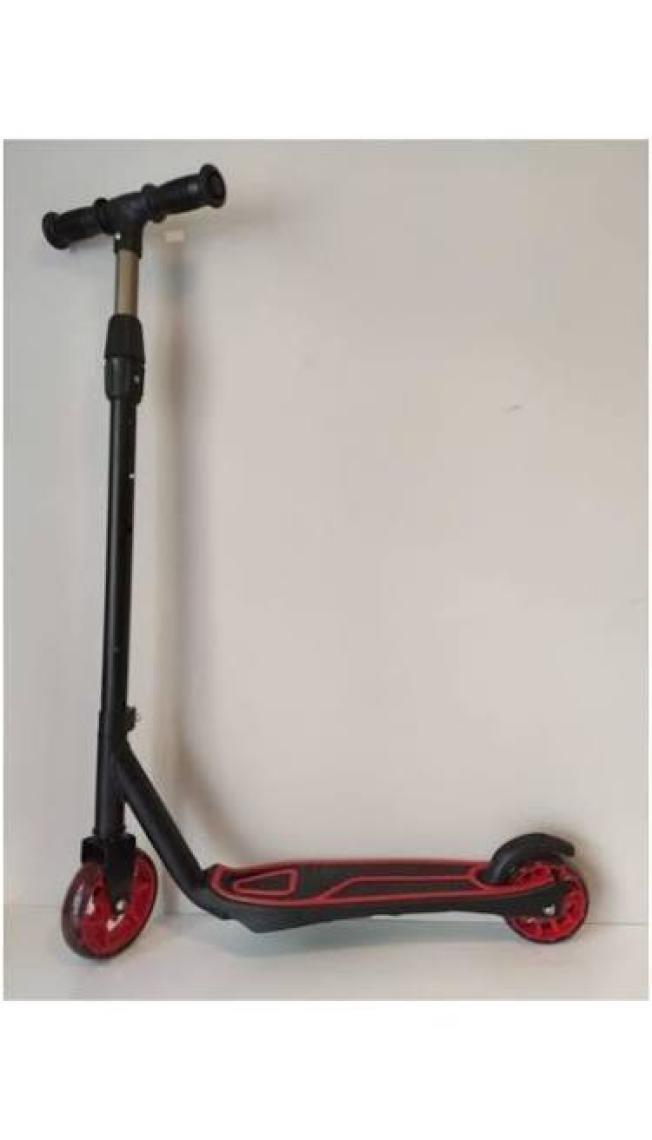 Işıklı Scooter Yükseklik Ayarlı Çocuk Scooter Kırmızı