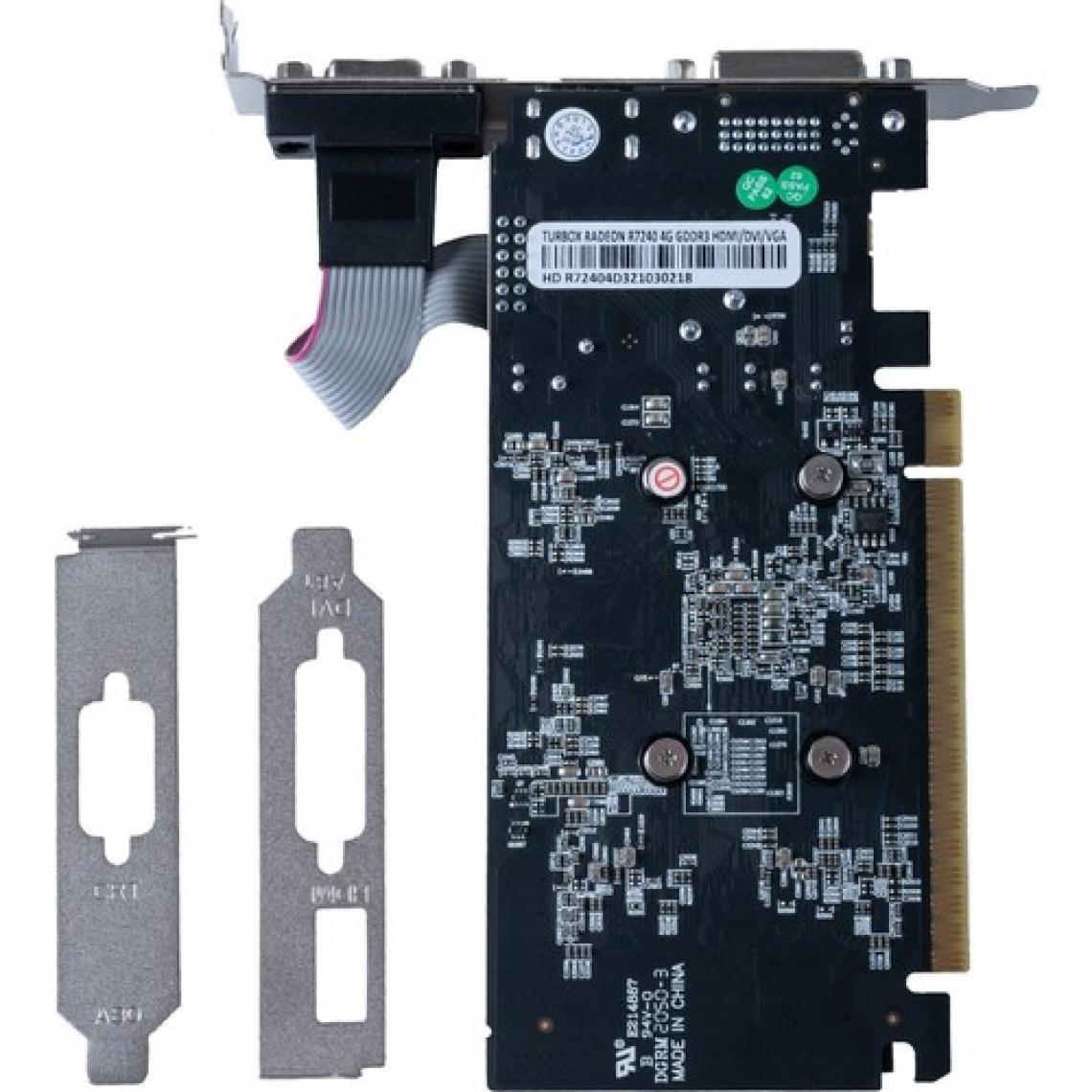 Turbox Knight Zen N R7 240 Amd DDR3 128Bit Vga.Dvi.Hdmi Tek Fan 4GB Ekran Kartı