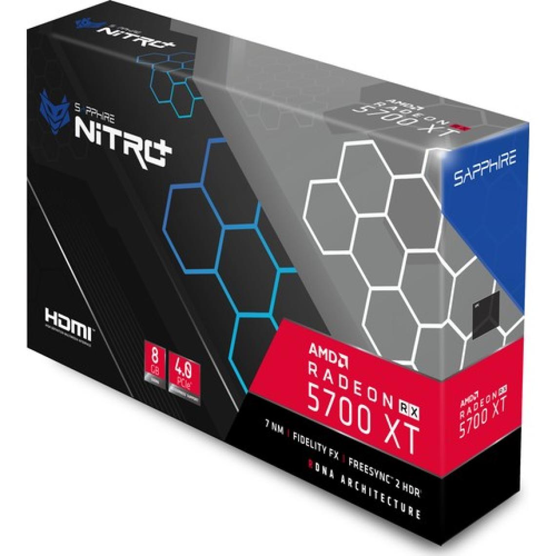 Sapphire Nitro+ Radeon RX 5700 XT 8GB 256Bit GDDR6 DX(12) PCI-E 4.0 Ekran Kartı (11293-03-40G)