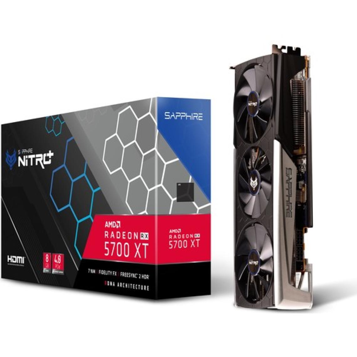 Sapphire Nitro+ Radeon RX 5700 XT 8GB 256Bit GDDR6 DX(12) PCI-E 4.0 Ekran Kartı (11293-03-40G)