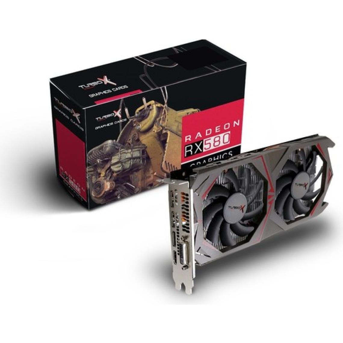 Turbox Antares Volga RX580 Amd GDDR5 256Bit Dvi.Hdmi.Display Çift Fan 8GB Gaming Ekran Kartı