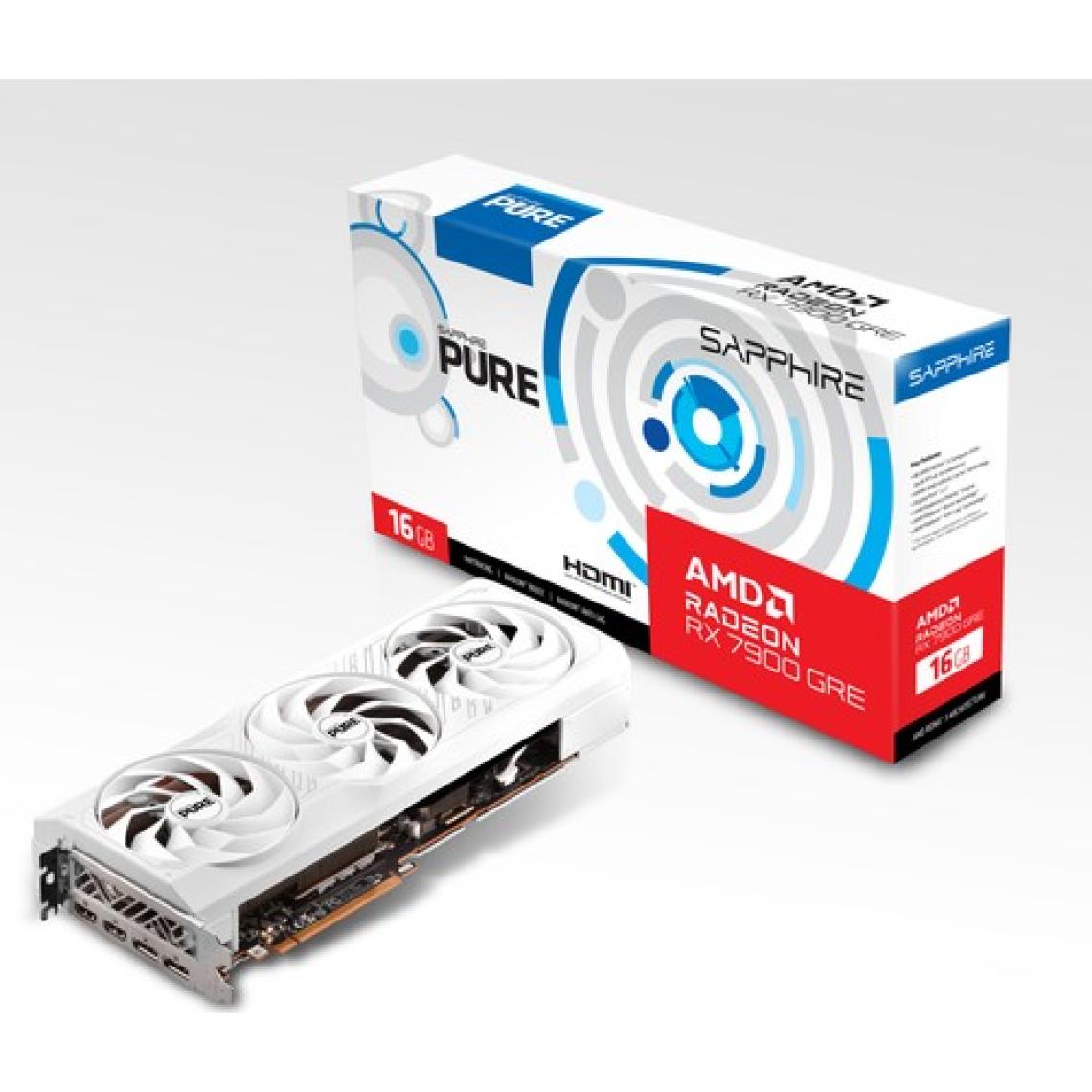 Sapphire RX 7900 GRE Pure Amd 16GB GDDR6 Ekran Kartı 11325-03-20G