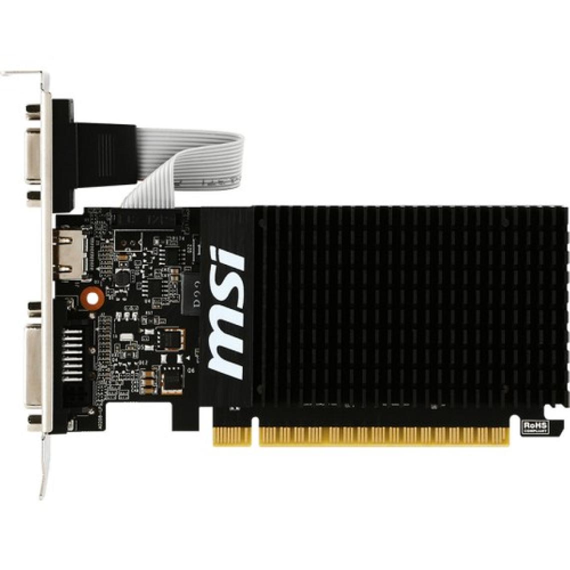 MSI NVIDIA GeForce GT 710 2GD3H LP 2GB 64 bit DDR3 DX(12) PCI-E 2.0 Ekran Kartı (GT 710 2GD3H LP)