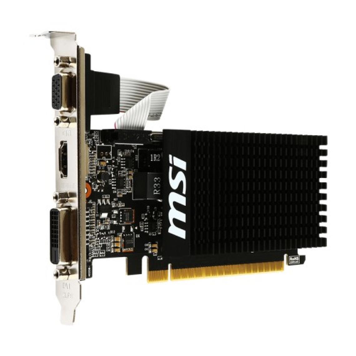 MSI NVIDIA GeForce GT 710 2GD3H LP 2GB 64 bit DDR3 DX(12) PCI-E 2.0 Ekran Kartı (GT 710 2GD3H LP)