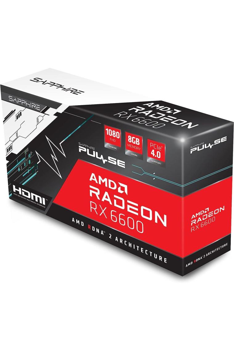 11310-01-20g Vga Pulse Amd Rx 6600 Gam 8g Gddr6