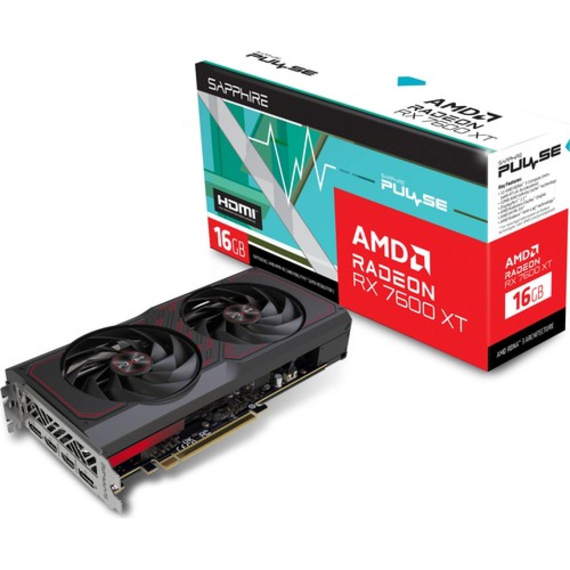 Sapphire RX 7600 XT Pulse AMD 16GB GDDR6 128Bit Ekran Kartı 11339-04-20G