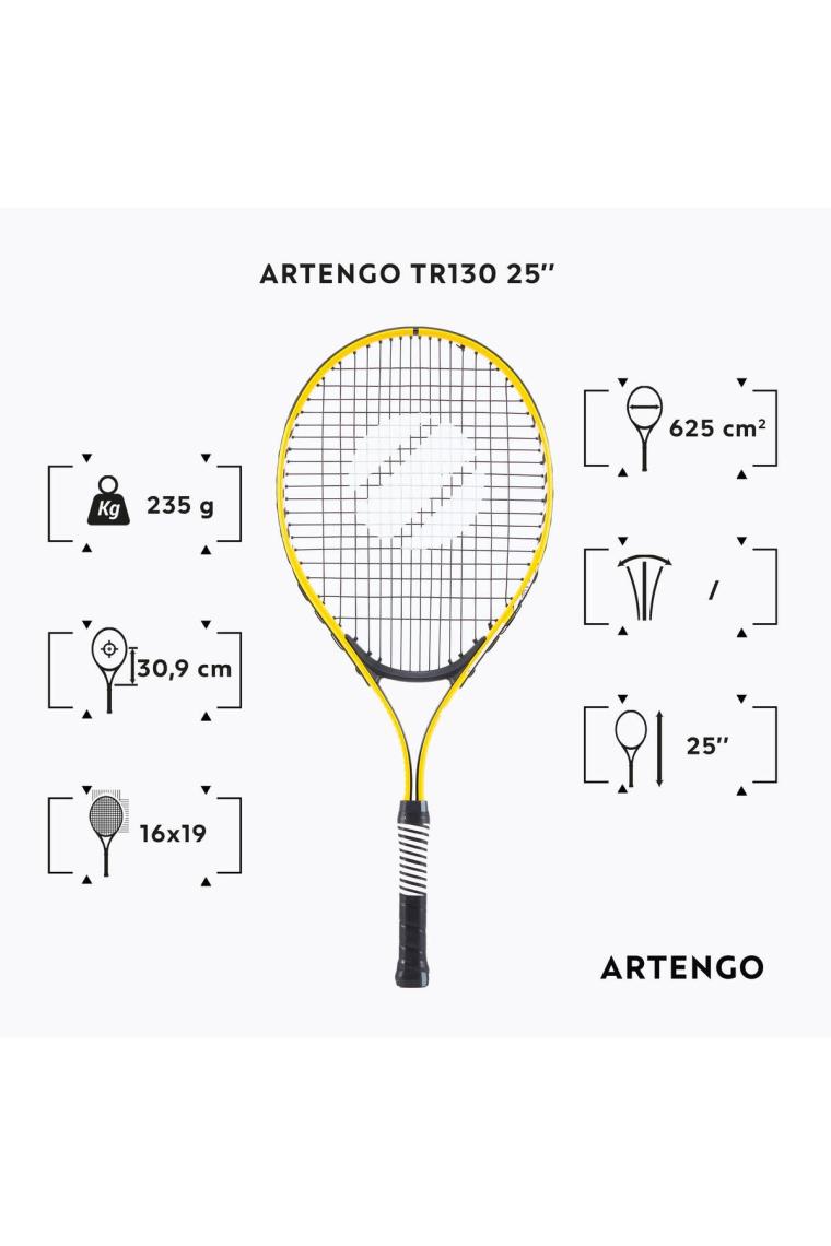 Artengo Çocuk Tenis Raketi - 25 İnç - Sarı - Easy TR130