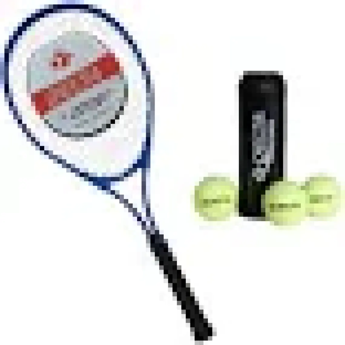 Delta Max Joys 25 İnç Çocuk Tenis Raketi + Çantası + Vakumlu Tüpte 3 Adet Tenis Maç Topu Seti