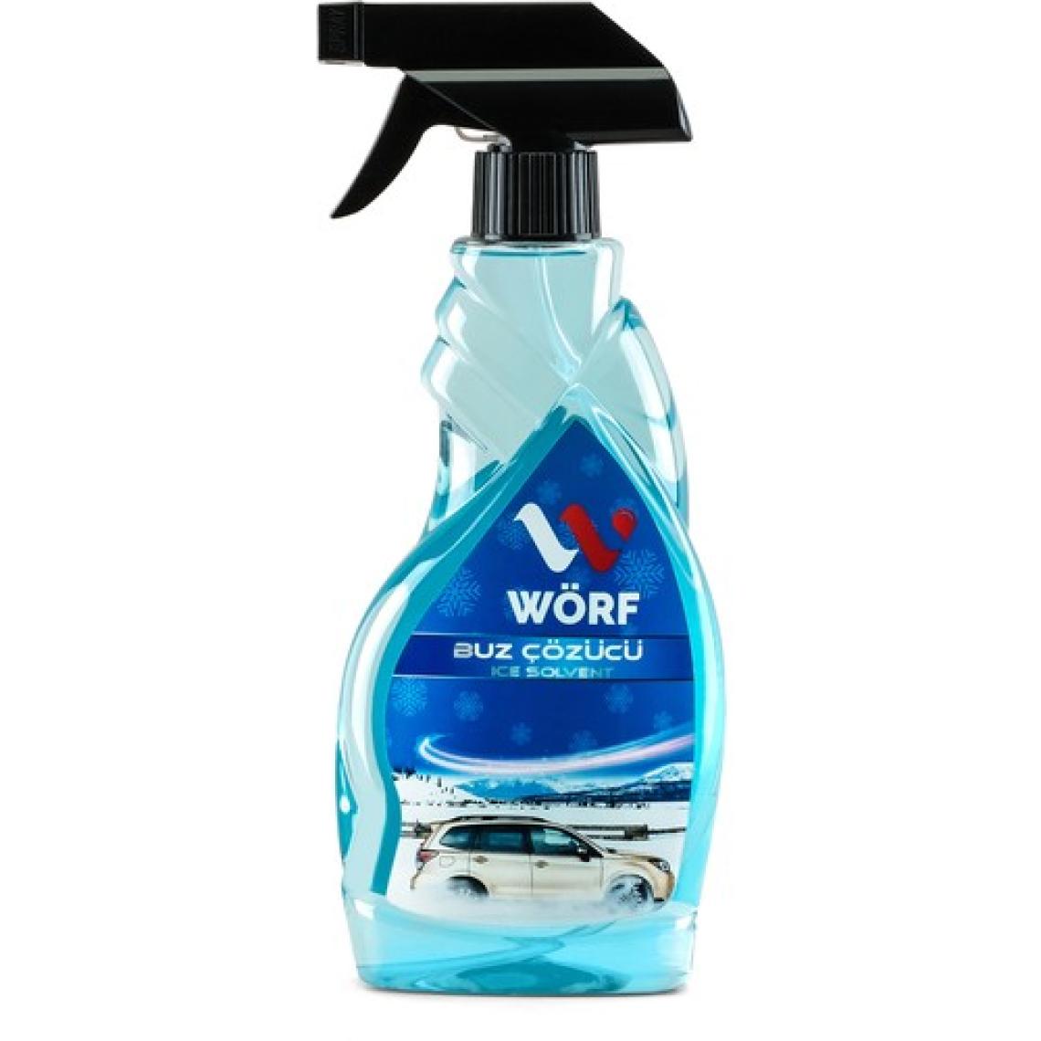 WÖRF Buz Çözücü Sprey 500 ml x 4 Adet Oto Cam Buz Çözücü & Buzlanma Önleyici