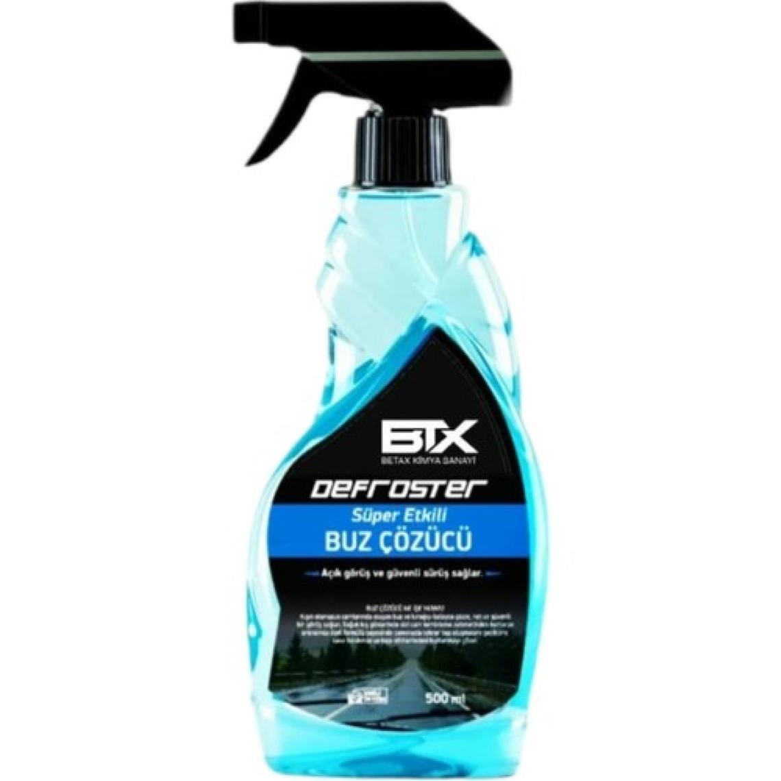 Betax Araba Cam Buz Çözücü Sprey 500 ml x 7 Adet & Buz Kazıyıcı Hediyeli