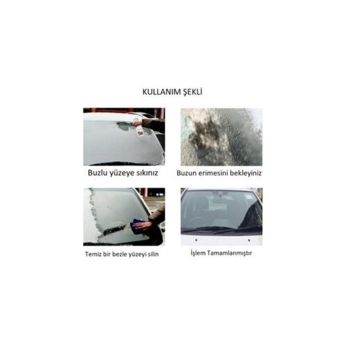 Autokit Oto Cam Buz Çözücü Sprey 500 ml 2 Adet