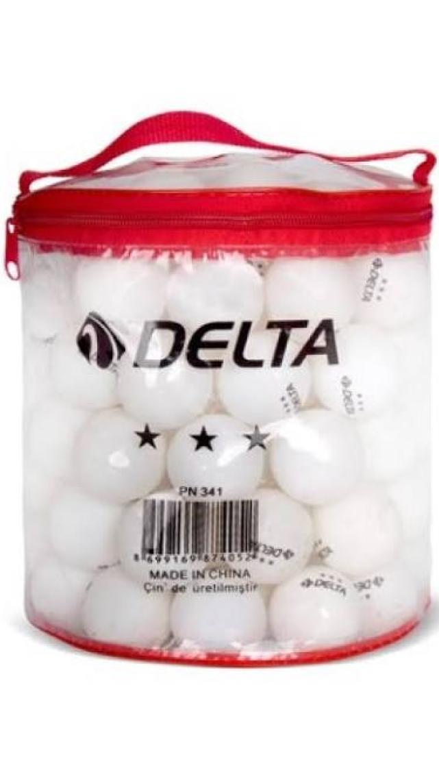 Delta 100 Adet Çantalı Masa Tenisi Pinpon Topu