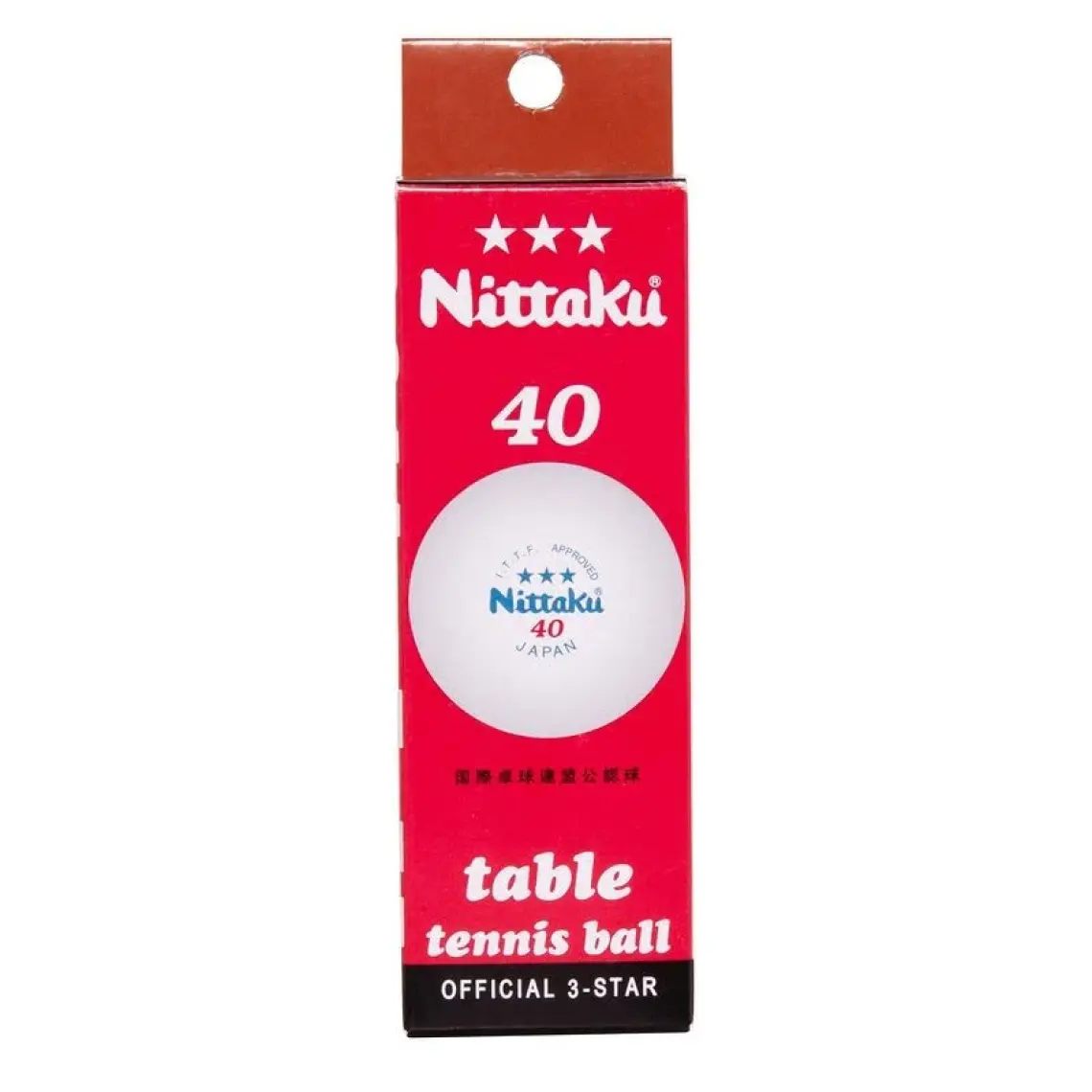 Nittaku 40 NB-1912 Ittf Onaylı Masa Tenisi Topu Turuncu