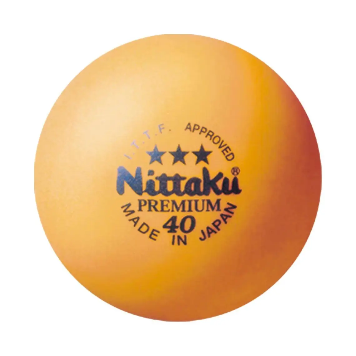 Nittaku 40 NB-1912 Ittf Onaylı Masa Tenisi Topu Turuncu