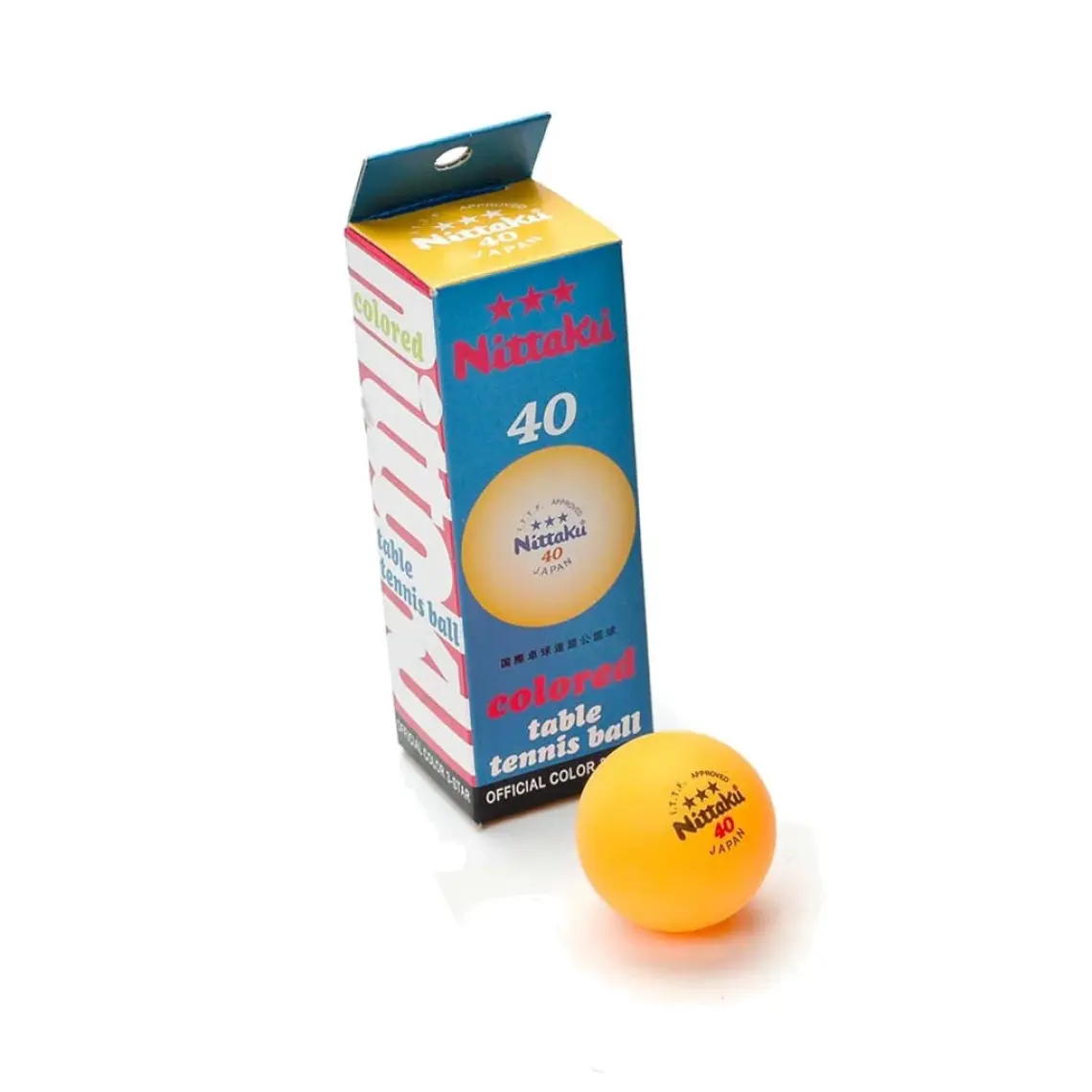 Nittaku 40 NB-1912 Ittf Onaylı Masa Tenisi Topu Turuncu