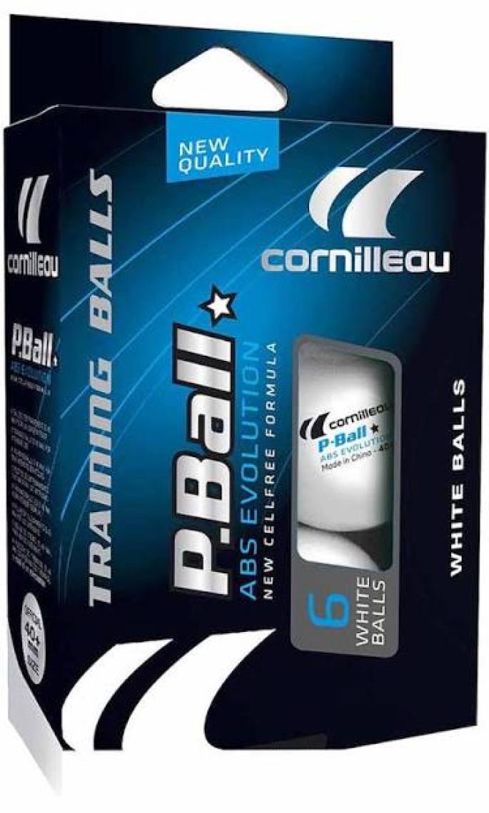 Cornilleau P-Ball Abs Evolution 1 Yıldız 6 Lı Masa Tenisi Topu