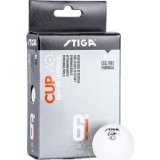 Stiga Cup 6lı Masa Tenisi Pinpon Topu Beyaz (1110-2510)