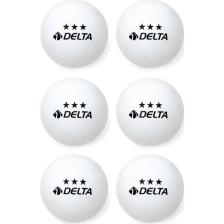 Delta 6 Adet Beyaz Masa Tenisi Topu ( Pinpon Topu )