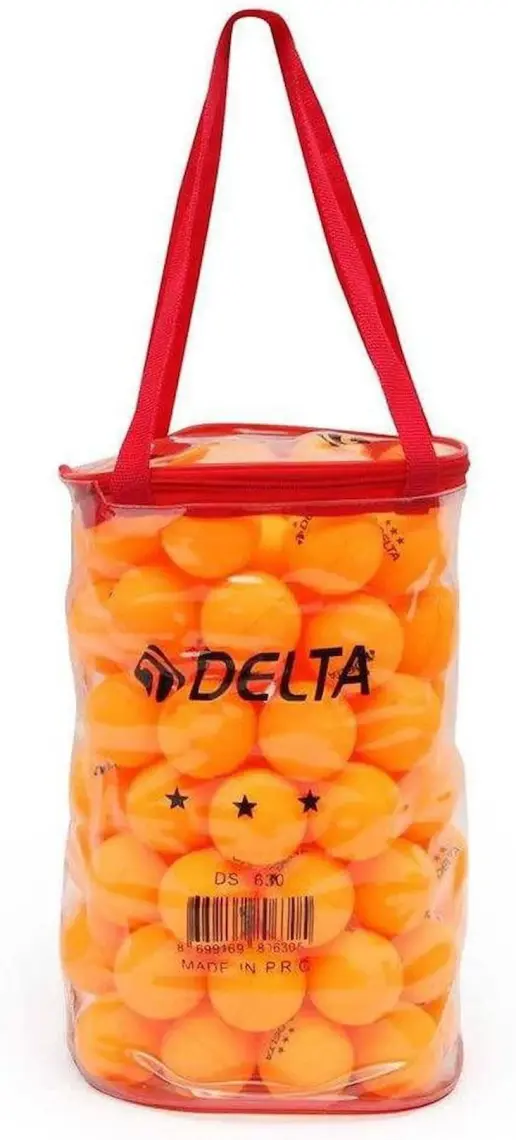 Delta Çantalı 100 adet Turuncu Masa Tenisi Topu (Pinpon Topu)