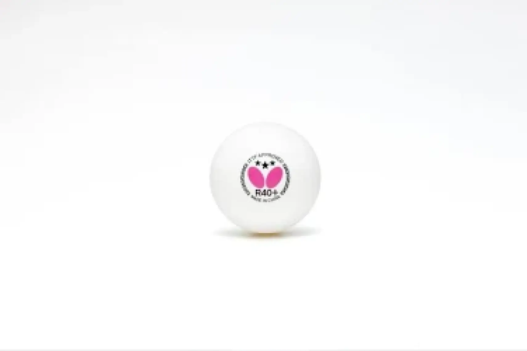 Butterfly Masa Tenis Topu R40+ 3 Star Beyaz