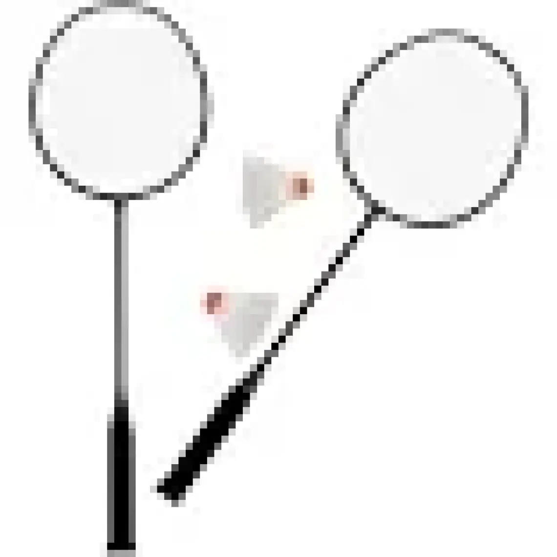 Sportica SDB 65 Badminton Raket seti 2 Raket +2 Top
