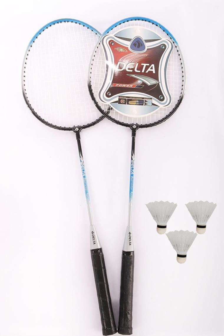 2 Adet Badminton Raketi İle 3 Adet Badminton Topu Ve Deluxe Badminton Çantası Çiftler İçin Set