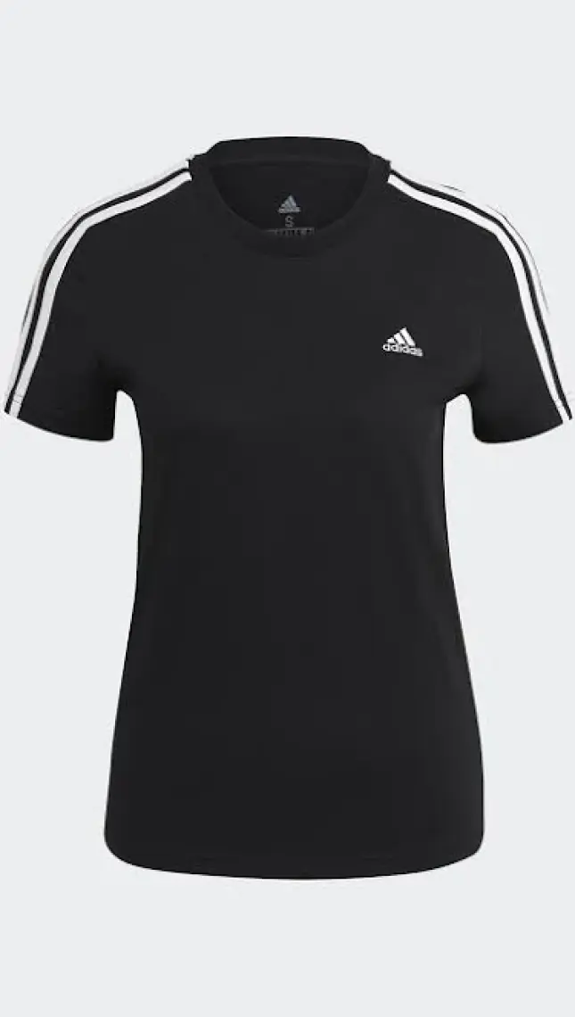 LOUNGEWEAR Essentials Slim 3-Stripes Tişört