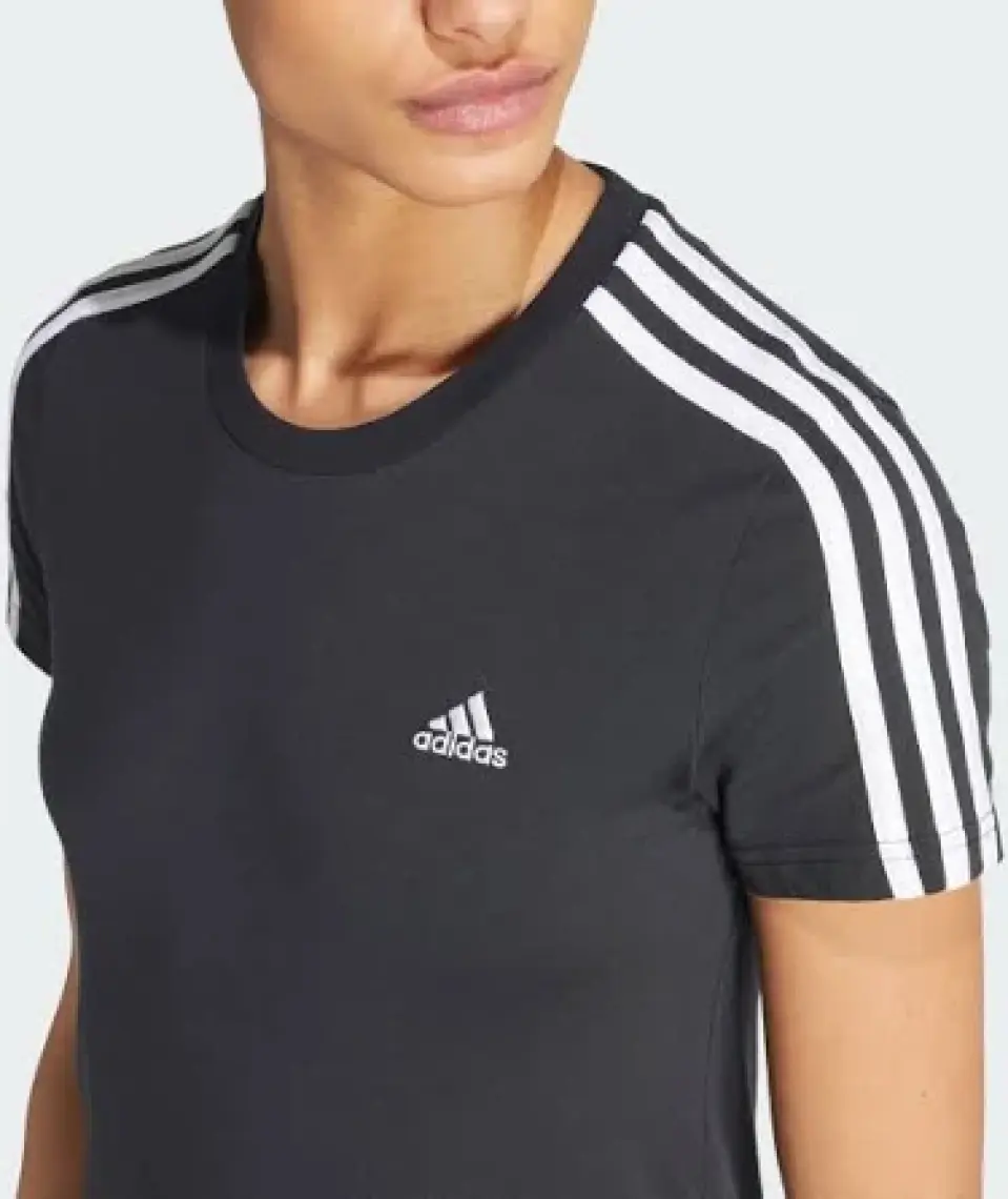 LOUNGEWEAR Essentials Slim 3-Stripes Tişört