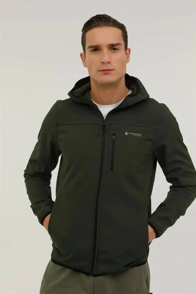 Lumberjack 2W M-Gt16 Basıc Softshell 2Pr Haki Erkek Mont 101169248