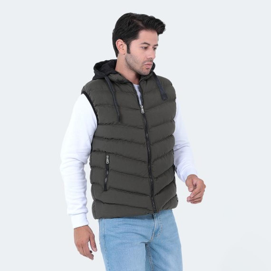 Slazenger Haki Hammer I Slim Fit Dik Yaka Erkek Yelek