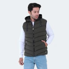 Slazenger Haki Hammer I Slim Fit Dik Yaka Erkek Yelek