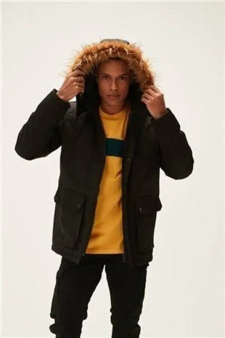 Bad Bear Rock Rabbit Jacket Siyah Erkek Mont 22.02.13.004-C01