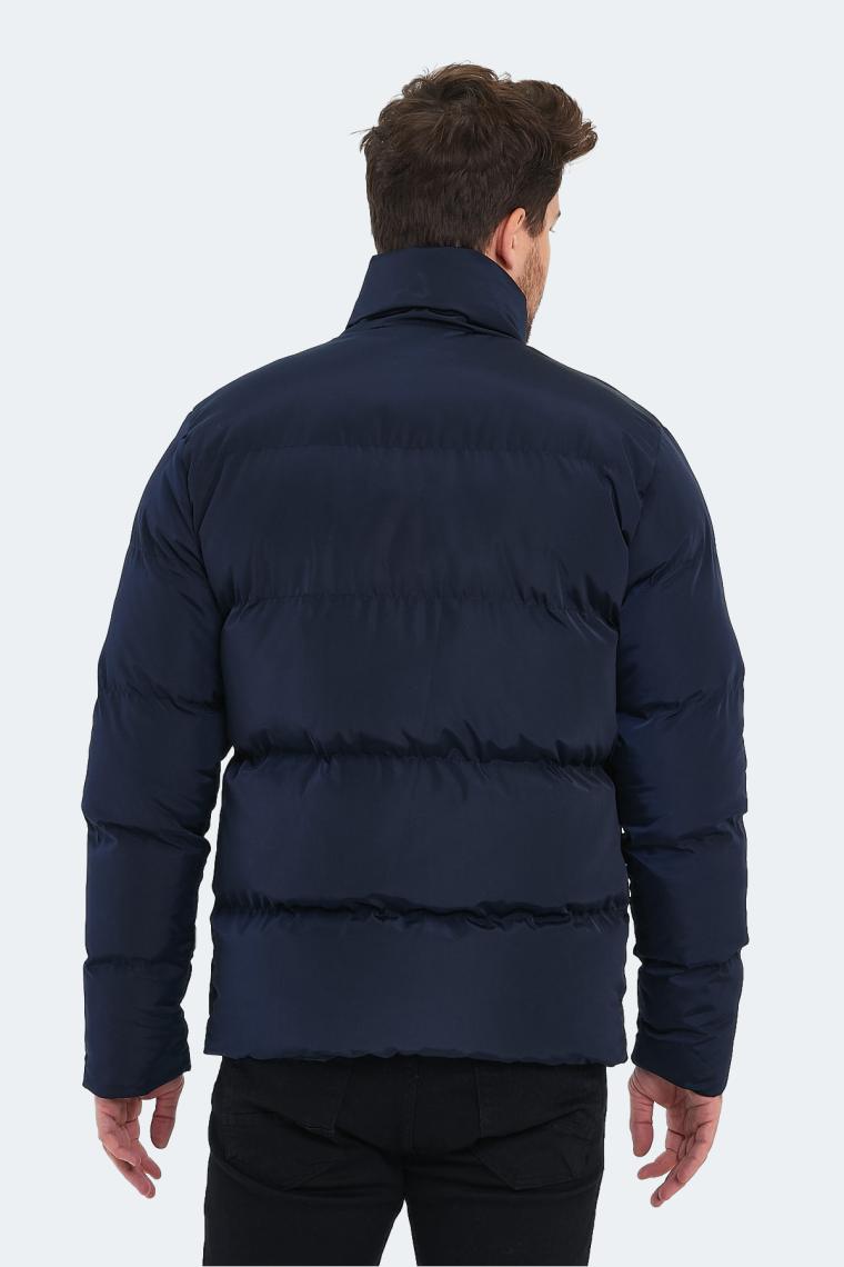 Slazenger ZOMBIE I Erkek Slim Fit Mont & Kaban Siyah