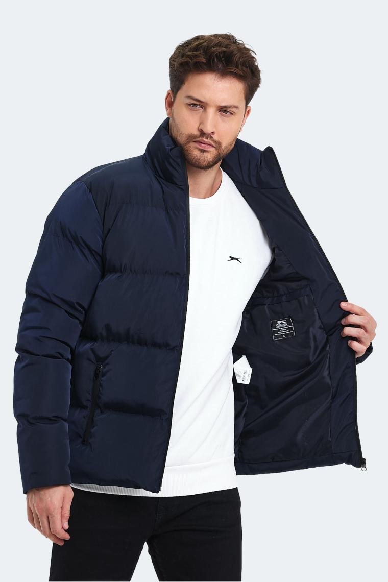 Slazenger ZOMBIE I Erkek Slim Fit Mont & Kaban Siyah